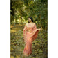 Astonishing Women's Silk Blend Checked Saree With Blouse Piece
