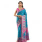 Delightful Women's Faux Banarasi Woven Motifs Saree With Blouse Piece