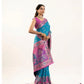 Delightful Women's Faux Banarasi Woven Motifs Saree With Blouse Piece