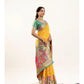 Delightful Women's Faux Banarasi Woven Motifs Saree With Blouse Piece
