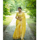 Facinating Women's Faux Banarasi Lining Pattern Saree With Blouse Piece