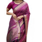 Facinating Women's Faux Banarasi Lining Pattern Saree With Blouse Piece