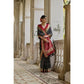 Fabulous Women's Silk Blend Ethnic Ikat Pattern Saree With Blouse Piece