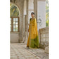 Fabulous Women's Silk Blend Ethnic Ikat Pattern Saree With Blouse Piece