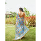 Exclusive Women's Faux Tussar Kalamkari Print Saree With Blouse Piece