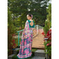 Exclusive Women's Faux Tussar Kalamkari Print Saree With Blouse Piece