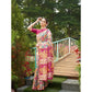 Exclusive Women's Faux Tussar Kalamkari Print Saree With Blouse Piece