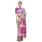 Exclusive Women's Faux Tussar Kalamkari Print Saree With Blouse Piece