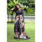 Exclusive Women's Faux Tussar Floral Saree With Blouse Piece