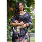 Exclusive Women's Faux Tussar Floral Saree With Blouse Piece