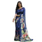 Exclusive Women's Faux Tussar Floral Saree With Blouse Piece