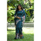 Exclusive Women's Faux Tussar Floral Saree With Blouse Piece