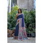 Gracious Women's Faux Tussar Geometric Print Saree With Blouse Piece