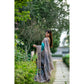 Gracious Women's Faux Tussar Geometric Print Saree With Blouse Piece