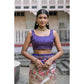 Gracious Women's Faux Tussar Floral Jal With Patola Print Saree With Blouse Piece