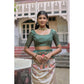 Gracious Women's Faux Tussar Floral Jal With Patola Print Saree With Blouse Piece