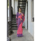 Charming Women's Faux Tussar Ikat Saree With Blouse Piece