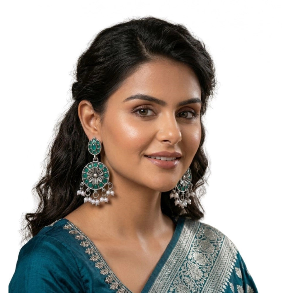 Modish Women's Zinc Alloy Gold Plated Chandbali Earrings
