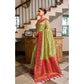 Admirable Women's Silk Blend Booti Work Ready to wear Saree With Blouse Piece