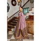 Admirable Women's Silk Blend Booti Work Ready to wear Saree With Blouse Piece
