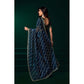 Delicate Women's Net Sequence Saree With Blouse Piece
