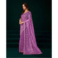 Delicate Women's Net Sequence Saree With Blouse Piece