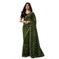 Delicate Women's Net Sequence Saree With Blouse Piece