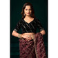 Delicate Women's Net Sequence Saree With Blouse Piece