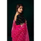 Delicate Women's Net Sequence Saree With Blouse Piece