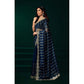 Delicate Women's Net Sequence Saree With Blouse Piece