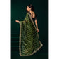 Delicate Women's Net Sequence Saree With Blouse Piece