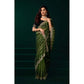 Delicate Women's Net Sequence Saree With Blouse Piece