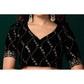Delicate Women's Net Sequence Saree With Blouse Piece
