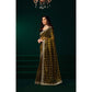 Delicate Women's Net Sequence Saree With Blouse Piece