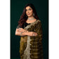 Delicate Women's Net Sequence Saree With Blouse Piece