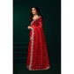 Delicate Women's Net Sequence Saree With Blouse Piece