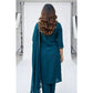 Snazzy Women's Georgette Ethnic Motif Round 3/4th Sleeve Kurti With Pant Dupatta Set