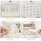 Modish PU Leather Solid Jewelry Storage Box