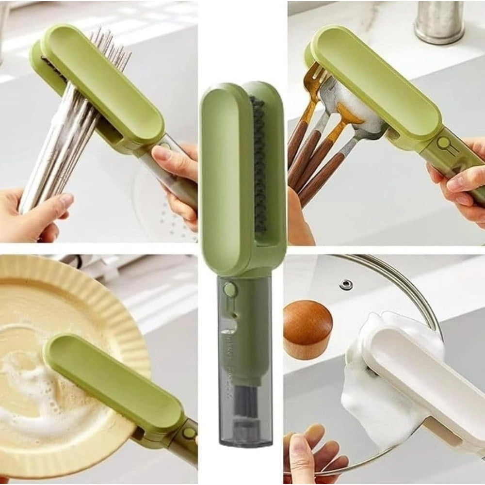 Dashing Stainless Steel-Plastic Solid Kitchen Knife Cleaner Brush