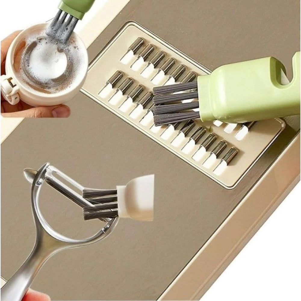 Dashing Stainless Steel-Plastic Solid Kitchen Knife Cleaner Brush