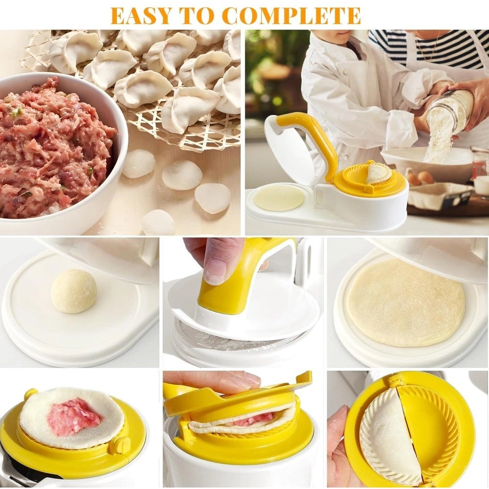 Modish Plastic Solid Dumpling Maker Mold Press