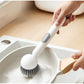 Dashing TPR-Plastic Solid Electric Liquid Soap Dispensing Cleaning Brush with Handle