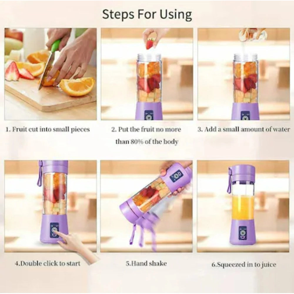 Snazzy Plastic Solid Electric USB Juicer
