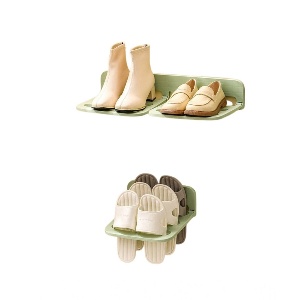 Dashing Plastic Solid Wall Hanging Shoe Rack