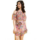Sophisticated Girl's Polyester Lurex Floral Shoulder Straps Top and Skirt Set