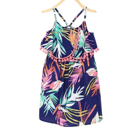 Twinkling Girl's Rayon Printed Shoulder Straps Dress
