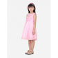 Sophisticated Girl's Net Embroidered Sleeveless Dress
