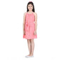 Classic Girl's Polyester Floral Short Sleeve Dress