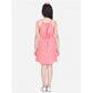 Classic Girl's Polyester Floral Short Sleeve Dress