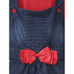 Twinkling Girl's Denim &amp; Cotton Bow Sleeveless Dungaree